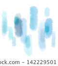 A background texture illustration featuring points and lines resembling a graph with blue and light blue watercolor-like blurring. 142229501