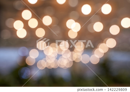 String Lights Circular Bokeh In Indoor Warm Blurred Background With Shallow Depth Of Field String Lights Circular Bokeh In Indoor Warm Blurred Background With Shallow Depth Of Field 142229809