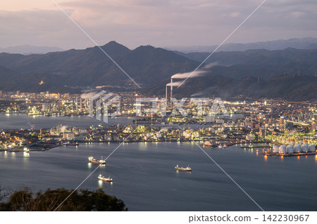 黃昏時的工業城市-山口縣周南市 黃昏時的工業城市-山口縣周南市 142230967
