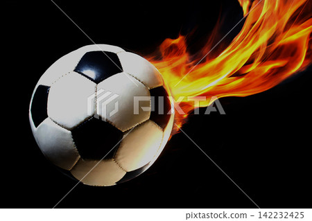 Flaming Soccer Ball Flaming Soccer Ball 142232425
