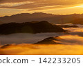 A sea of clouds shining in the morning sun at Tengugi Pass 142233205