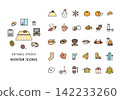 Winter-themed icon set Winter-themed icon set 142233260