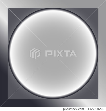 Luminous Circle Frame Background (Light Silver) Vector Material | Transparent Background Luminous Circle Frame Background (Light Silver) Vector Material | Transparent Background 142233656