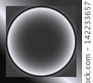 Glowing Circle Frame Background (Dark Gray) Vector Material | Transparent Background 142233657