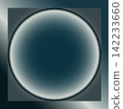 Glowing Circle Frame Background (Dark Teal) Vector Material | Transparent Background 142233660