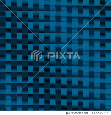 Seamless vector blue colored plaid pattern. Perfect for fashion, cloth, interiors and Easter decor. Seamless vector blue colored plaid pattern. Perfect for fashion, cloth, interiors and Easter decor. 142233993