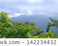Mount Okasayama and Mount Oigadake as seen from Mount Daimon. 142234432