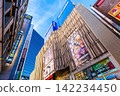 Modern exterior and billboards of Animate flagship store building in Ikebukuro Tokyo Japan 142234450