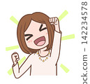 Illustrations of a person striking a pose of accomplishment_2-6 142234578