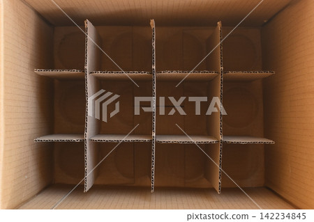 blank beverage cardboard paper crate, recycle material blank beverage cardboard paper crate, recycle material 142234845