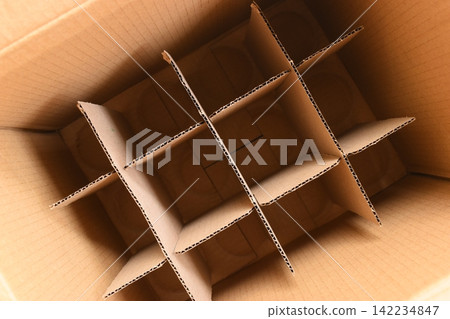 blank beverage cardboard paper crate, recycle material blank beverage cardboard paper crate, recycle material 142234847