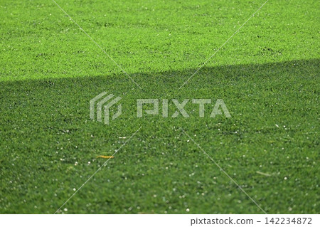 artificial green grass background for playground artificial green grass background for playground 142234872