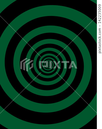 Black and dark green clockwise swirling background Black and dark green clockwise swirling background 142235009