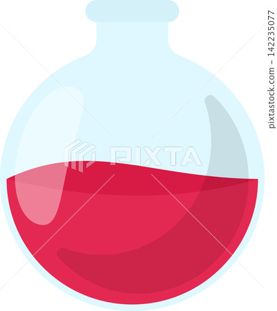 Health Potion Flat Illustration. Clean Icon Design Element on Isolated White Background 142235077