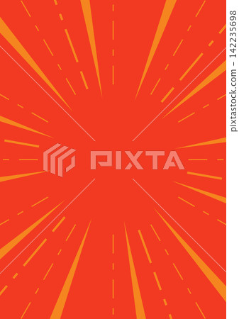 Simple dotted and straight sunburst background in red. Simple dotted and straight sunburst background in red. 142235698