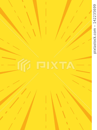 Simple dotted and straight line sunburst background in yellow. Simple dotted and straight line sunburst background in yellow. 142235699
