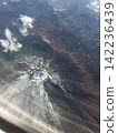 Fuji seen from an airplane 142236439