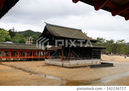 Noh stage located within the grounds of Itsukushima Shrine [Hiroshima, Japan] 142236717