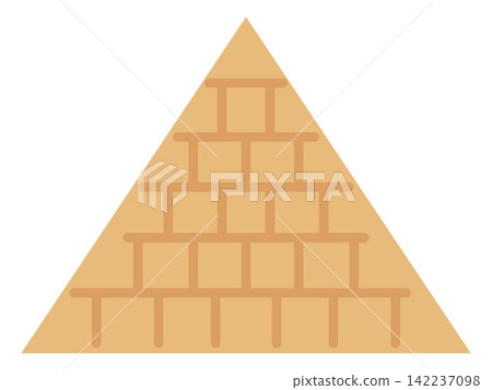 Pyramid illustration material 2 Pyramid illustration material 2 142237098