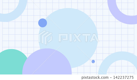 Pastel Circles And Grid Abstract Background Pastel Circles And Grid Abstract Background 142237275