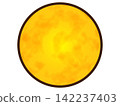 Illustration material of a beautiful full moon 2 142237403