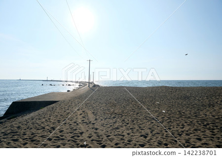 Fukui Prefecture, Sakai City - Mikuni Port Essel Embankment 4 - August 2025 Fukui Prefecture, Sakai City - Mikuni Port Essel Embankment 4 - August 2025 142238701