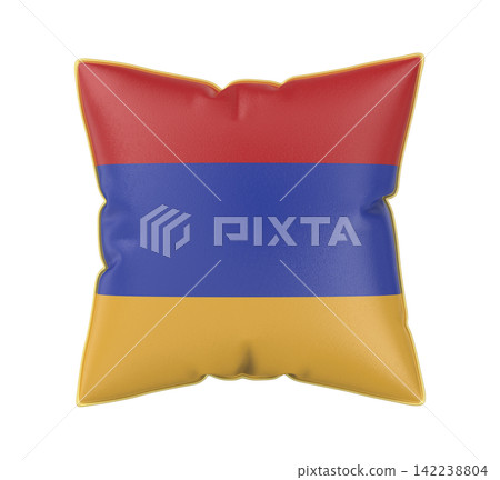 Pillow with the flag of Armenia Pillow with the flag of Armenia 142238804