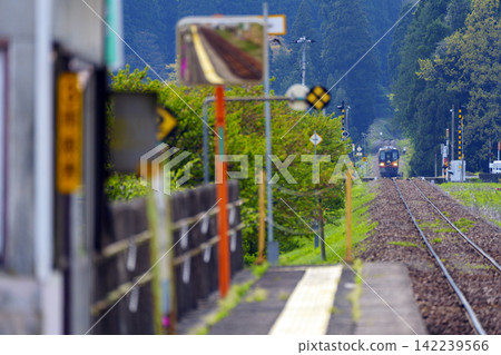 Etsumi-Hokubu Line Ushigahara Station Etsumi-Hokubu Line Ushigahara Station 142239566