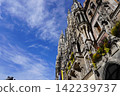 [Germany] Exterior view of the new city hall against a blue sky (Munich) 142239737