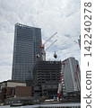 Redevelopment in progress, construction site 142240278