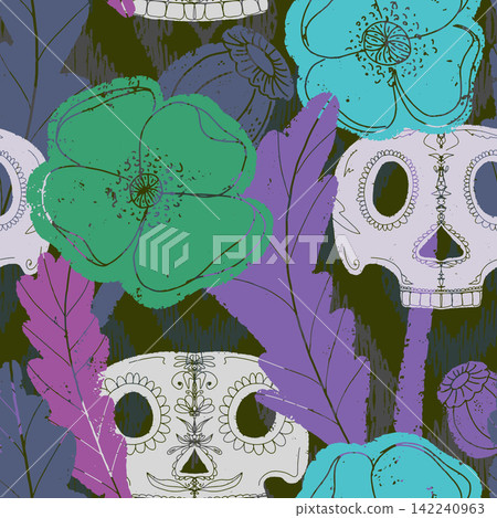 owl with flowers owl with flowers 142240963