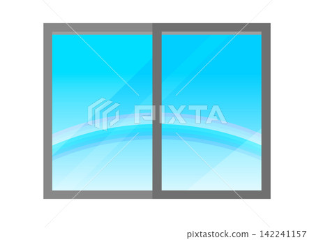 彩虹和窗戶的插圖 142241157
