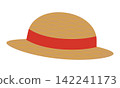Straw hat illustration 142241173