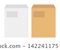 Illustration of a windowed envelope 142241175