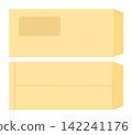 Illustration of a windowed envelope 142241176