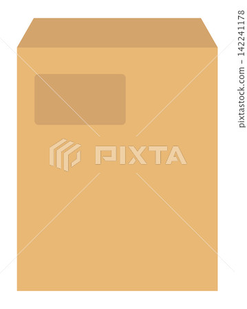 Illustration of a windowed envelope Illustration of a windowed envelope 142241178