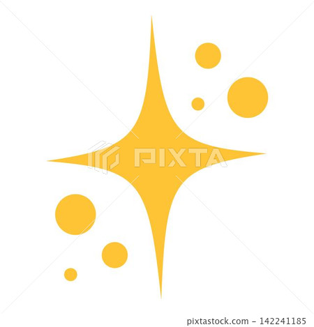 Yellow sparkle, sparkling stars, shiny flashes of fireworks. Collection original stars Yellow sparkle, sparkling stars, shiny flashes of fireworks. Collection original stars 142241185