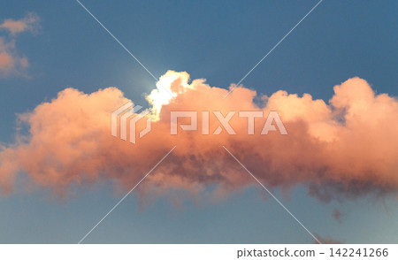 Sky with pink cloud. Sunset skyscape background. Cloudscape sky on sunset. Cloud in sunset sky. Background with cloud. Dramatic sky with sunrise. Skyscape and cloudscape. Sunrise Sky with pink cloud. Sunset skyscape background. Cloudscape sky on sunset. Cloud in sunset sky. Background with cloud. Dramatic sky with sunrise. Skyscape and cloudscape. Sunrise 142241266