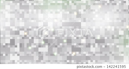 Grey mosaic disco party background. Metal silver sequin shiny sparkle decoration. Disco ball effect tile bg. glitter halftone wallpaper. Sparkling glitter backdrop vector Grey mosaic disco party background. Metal silver sequin shiny sparkle decoration. Disco ball effect tile bg. glitter halftone wallpaper. Sparkling glitter backdrop vector 142241595