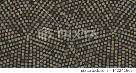 Paving Circular Pattern. Stone Pebble Mosaic Template for Interior Designs, Beauty, Wrapping Paper. Vector flat Illustration Paving Circular Pattern. Stone Pebble Mosaic Template for Interior Designs, Beauty, Wrapping Paper. Vector flat Illustration 142241662