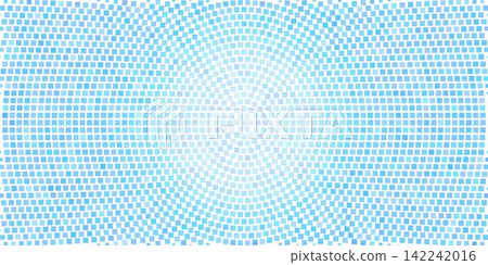 Blue disco ball pattern. Vector realistic illustration of nightclub party banner background with mirror mosaic, light sparkles on square sequin glamour glitter for disco design Blue disco ball pattern. Vector realistic illustration of nightclub party banner background with mirror mosaic, light sparkles on square sequin glamour glitter for disco design 142242016