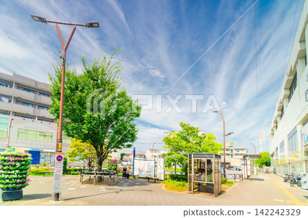 北總線新柴又站,車站前 北總線新柴又站,車站前 142242329