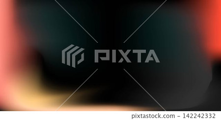 Yellow and red transparent film light leak vector flat. Vintage texture overlay for photo effects and creative desig. Yellow and red transparent film light leak vector flat. Vintage texture overlay for photo effects and creative desig. 142242332