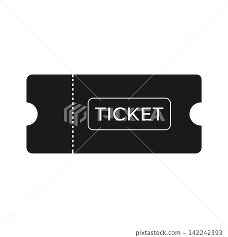 Ticket line art 142242393