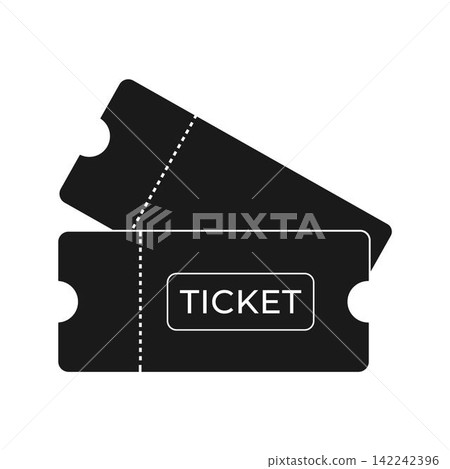 Ticket line art Ticket line art 142242396