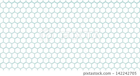 White pattern with hexagon mesh. blue honeycomb pattern, Hexagon Grid tech pattern. vector illustration. For card, banner, print White pattern with hexagon mesh. blue honeycomb pattern, Hexagon Grid tech pattern. vector illustration. For card, banner, print 142242705