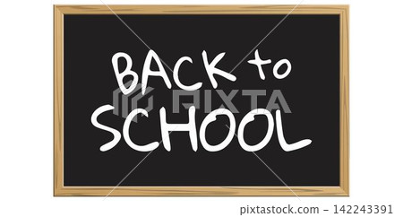 Black chalkboard with text Black chalkboard with text 142243391