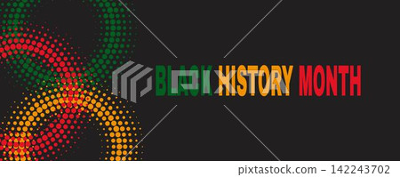 Black History Month Background.African American History. Celebrated annual. Poster, card, banner. Vector illustration Black History Month Background.African American History. Celebrated annual. Poster, card, banner. Vector illustration 142243702