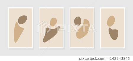 Set of boho minimal wall art Set of boho minimal wall art 142243845