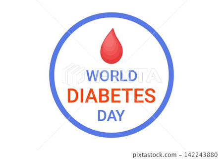 World diabetes day awareness poster 142243880